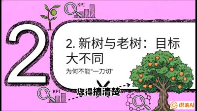 第3节：【春肥策略】开春底肥：新树&ldquo;扩版图&rdquo;，老树&ldquo;点引擎&rdquo;，课程：《柑橘底肥&ldquo;翻身账&rdquo;：从改土到高产的实战全书》