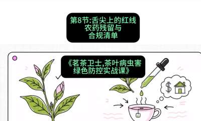 第08节：舌尖上的红线&mdash;&mdash;农药残留与合规清单，课程：《茗茶卫士&mdash;&mdash;茶叶病虫害绿色防控实战课》#识农AI